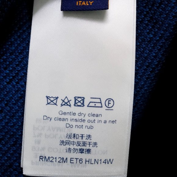 Louis Vuitton Blue Damier Salt Print Sweater - Picture 10 of 15